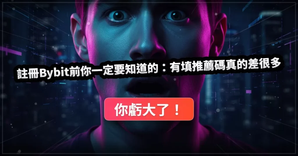 註冊Bybit前你一定要準備推薦碼